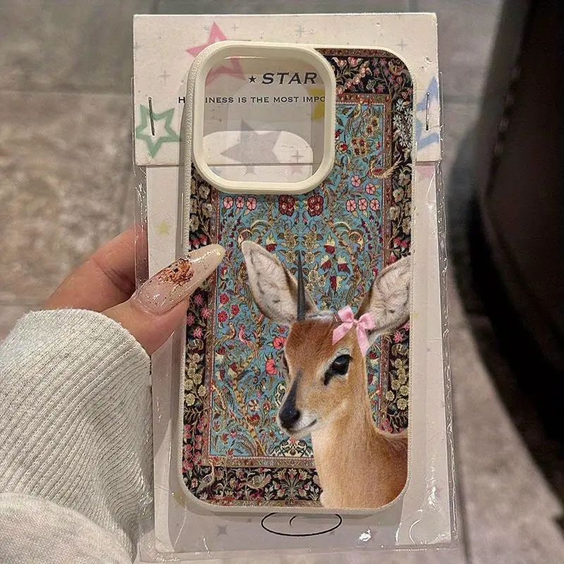 Vintage Deer Lichee Silicone P - Phone Cases Xiaomi 15 ulasan dan harga