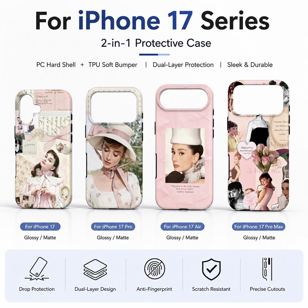A-Audrey H-Hepburn Phone Case  - Phone Cases H&M ulasan dan harga