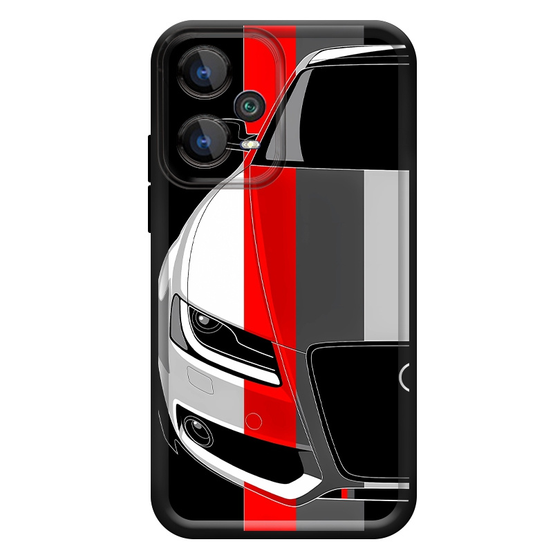 Red and White Car Pattern Soft - Phone Cases Xiaomi 15 ulasan dan harga