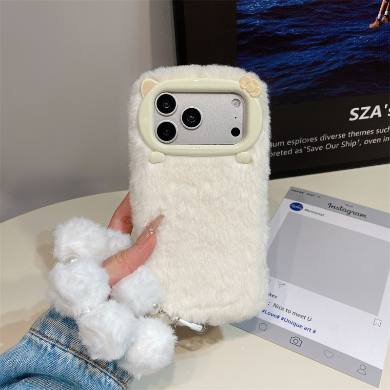 Luxury Solid Colors Furry Plus - Phone Cases For Iphone 16 ulasan dan harga