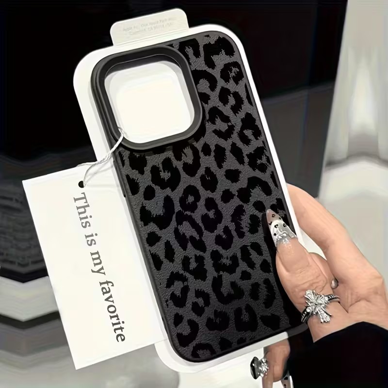 Shockproof Black Leopard Lyche - Phone Cases Xr Iphone ulasan dan harga