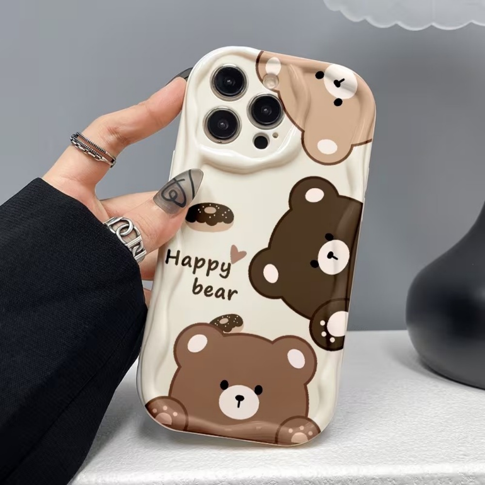 Cute Bear Cool Tiger Pattern P - Phone Cases Xr Iphone ulasan dan harga