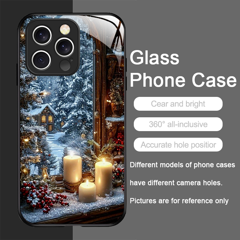 Christmas Tree Gift Snowy Town - Phone Cases For Iphone 16 ulasan dan harga